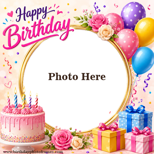 Best Free Happy Birthday Photo Frames with Name and Photo Editor