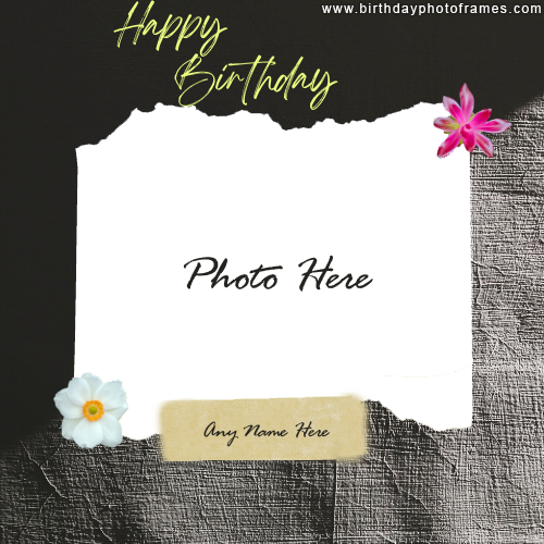 Create Happy Birthday Card on Birthday of your loved one
