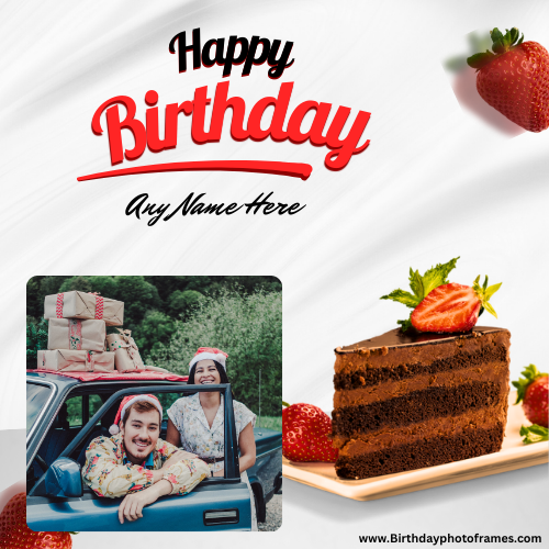 Create Personalized Happy Birthday Wish Cards with Name and Photo Editor