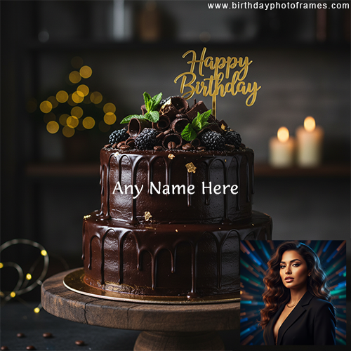 Create a Custom Birthday Cake Photo with Name for Free