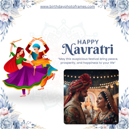 Free Navratri Greeting Card Maker 2025 Create Custom Wishes Online