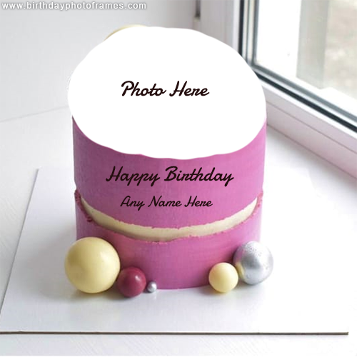 Happy Birthday Cake With Name And Photo Generator