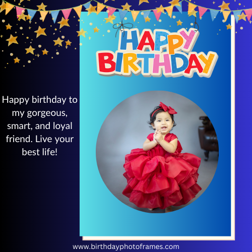 Happy Birthday Wishing Cards with names and photos for free
