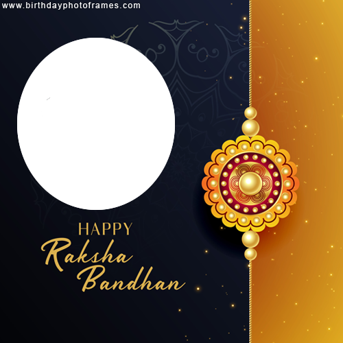 Happy Raksha Bandhan 2022 Card with Name and photo edit