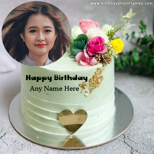 Online Happy Birthday Photo Frame with Name Edit | Trending Wishes Cards