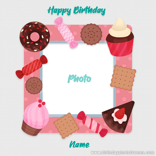 Online happy birthday card maker with photo