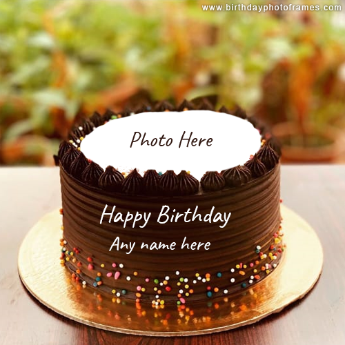 birthday cake with name and photo edit option download