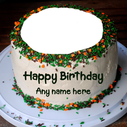 birthday cake with name and photo editor online download