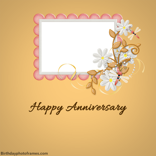 Happy Anniversary Card With Name Edit
