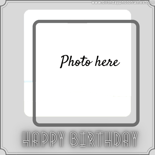 happy birthday card with photo edit free download