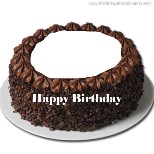 Happy Birthday Chocolate Balls Cake With Your Name