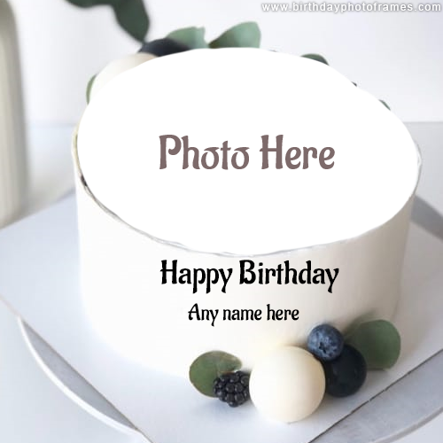 latest birthday cake with name and photo edit