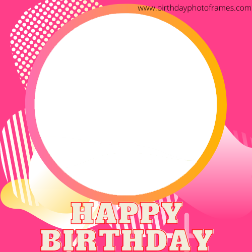 Online Happy Birthday Wish Card with Photo Edit
